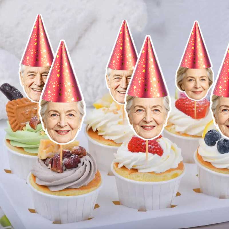12/24 unidades de toppers pers - Party Hat Cone avaliação e preço