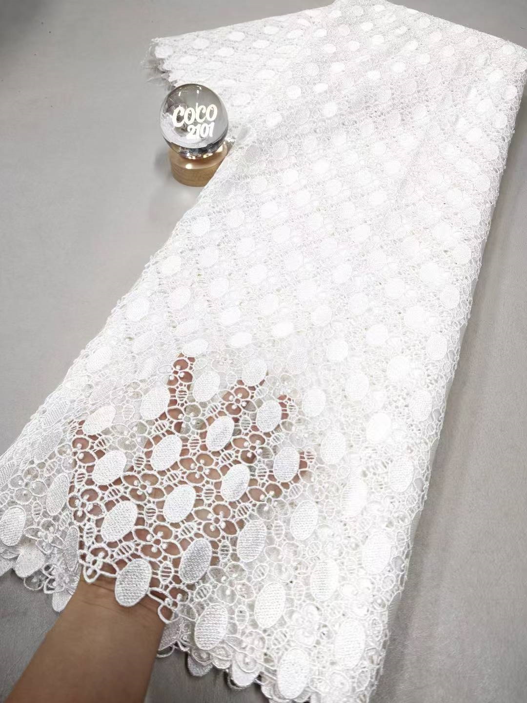 Tecido de Renda de Algodão com - Glitter Tablecloth avaliação e preço