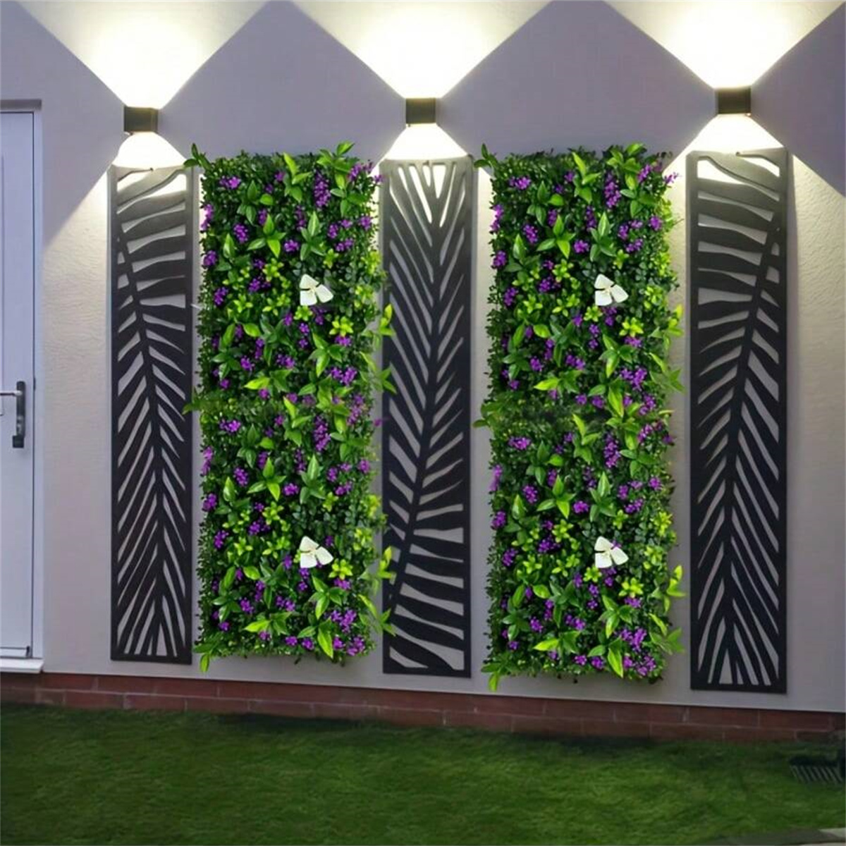 1pc pendurado planta painel de - Flower Wall Panel avaliação e preço