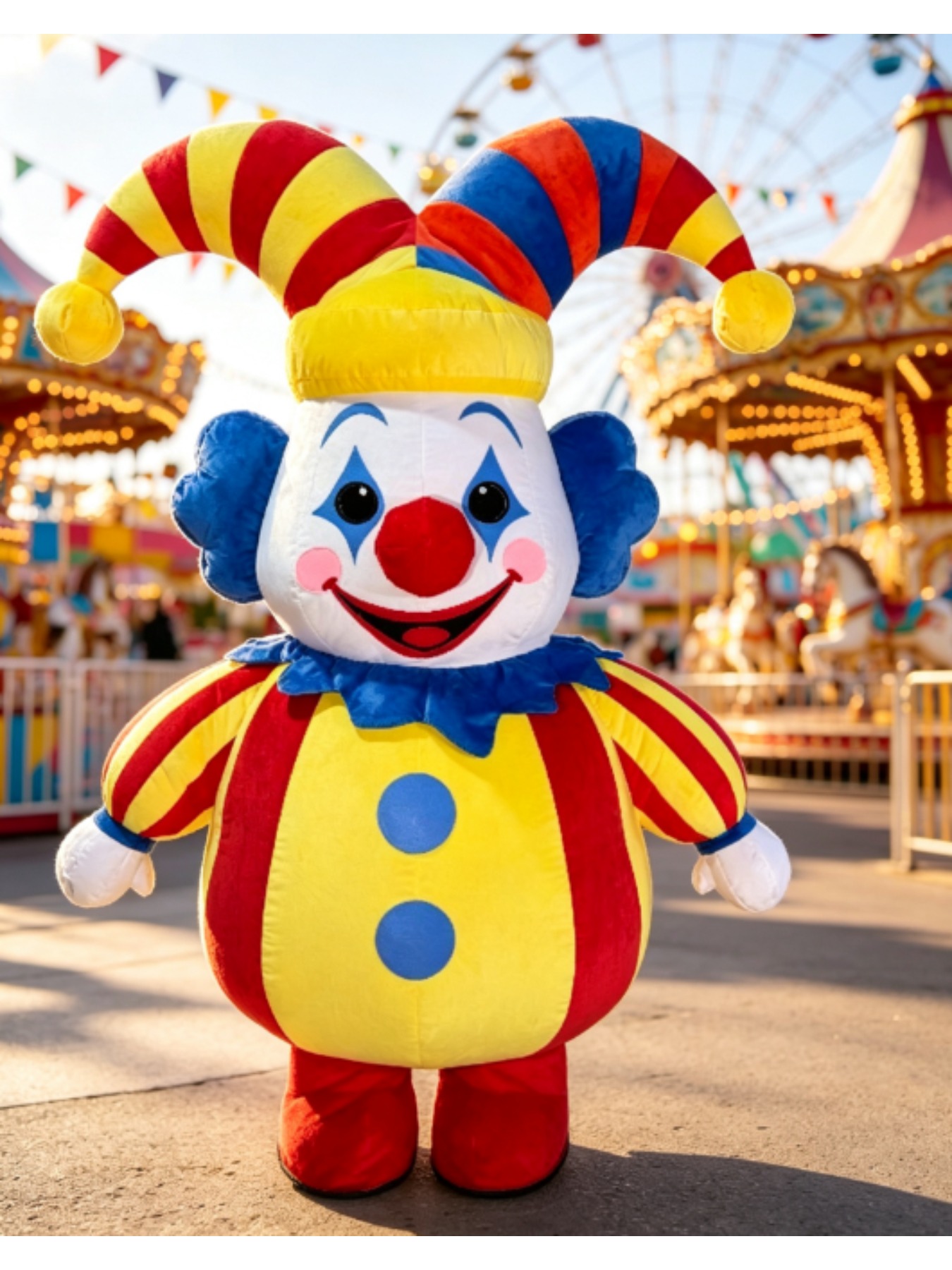 Fantasia de Mascote de Palhaço - Event & Party Supply avaliação e preço