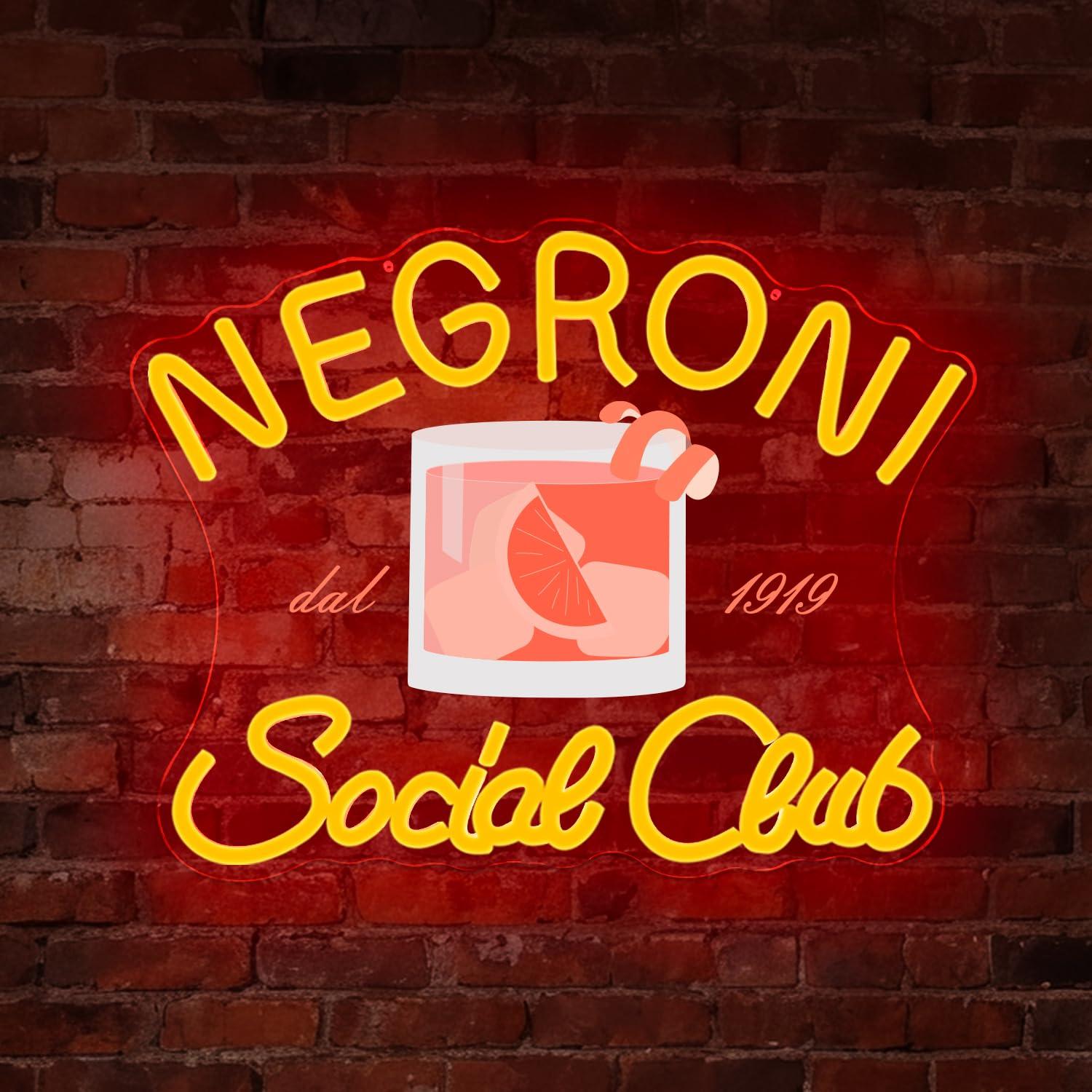 Letreiro de néon do Negroni So - Neon Sign Party avaliação e preço