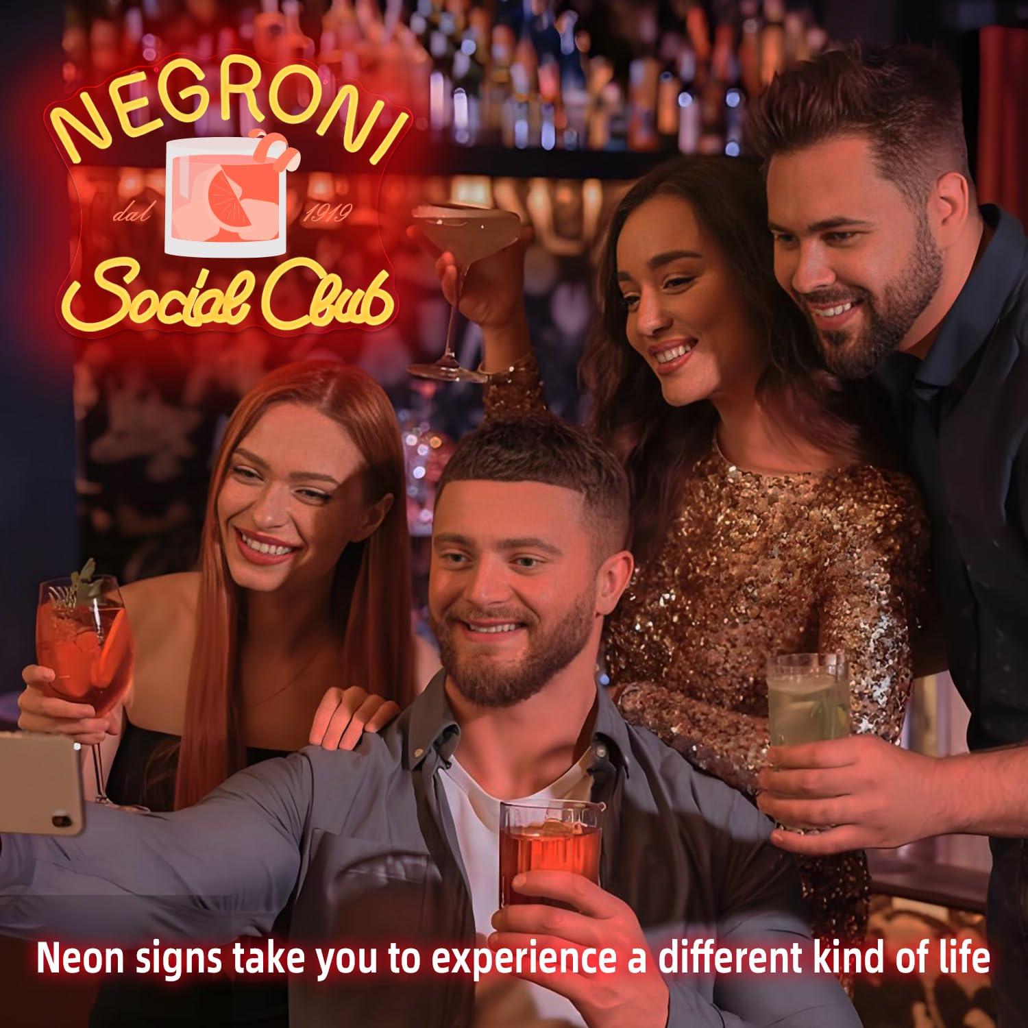 Letreiro de néon do Negroni So - Neon Sign Party avaliação e preço