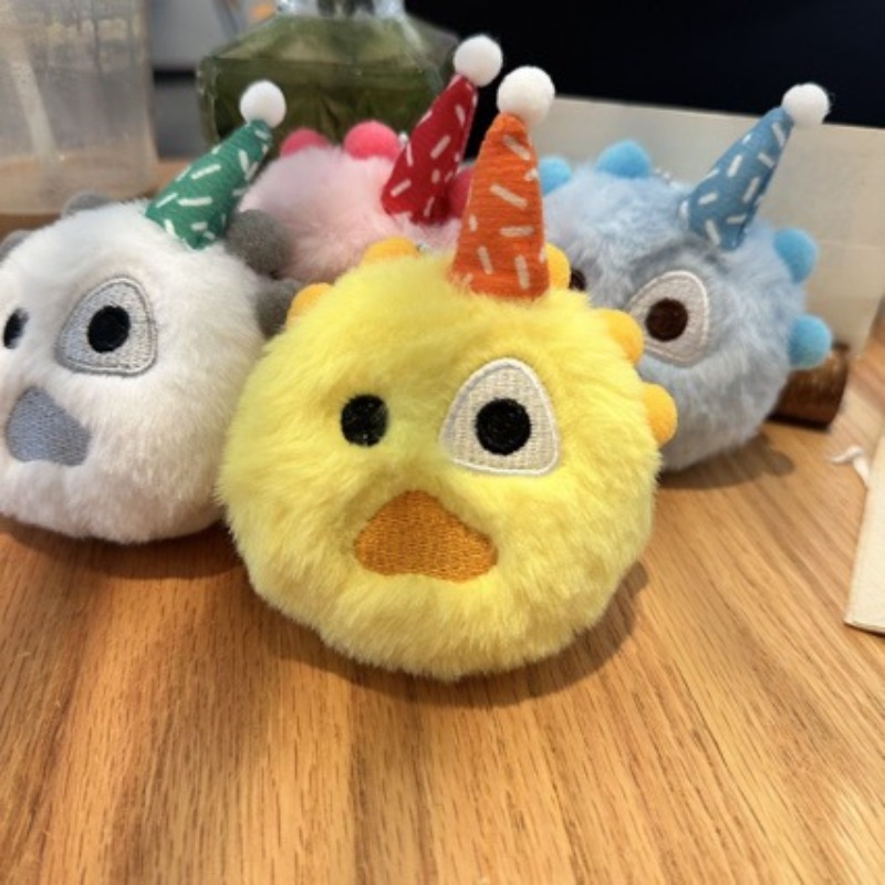 Chaveiro de Pelúcia Fofo, Paco - Party Hat Cone avaliação e preço