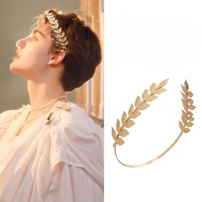 【B】Tiara de folhas douradas de - Event Suppliers avaliação e preço